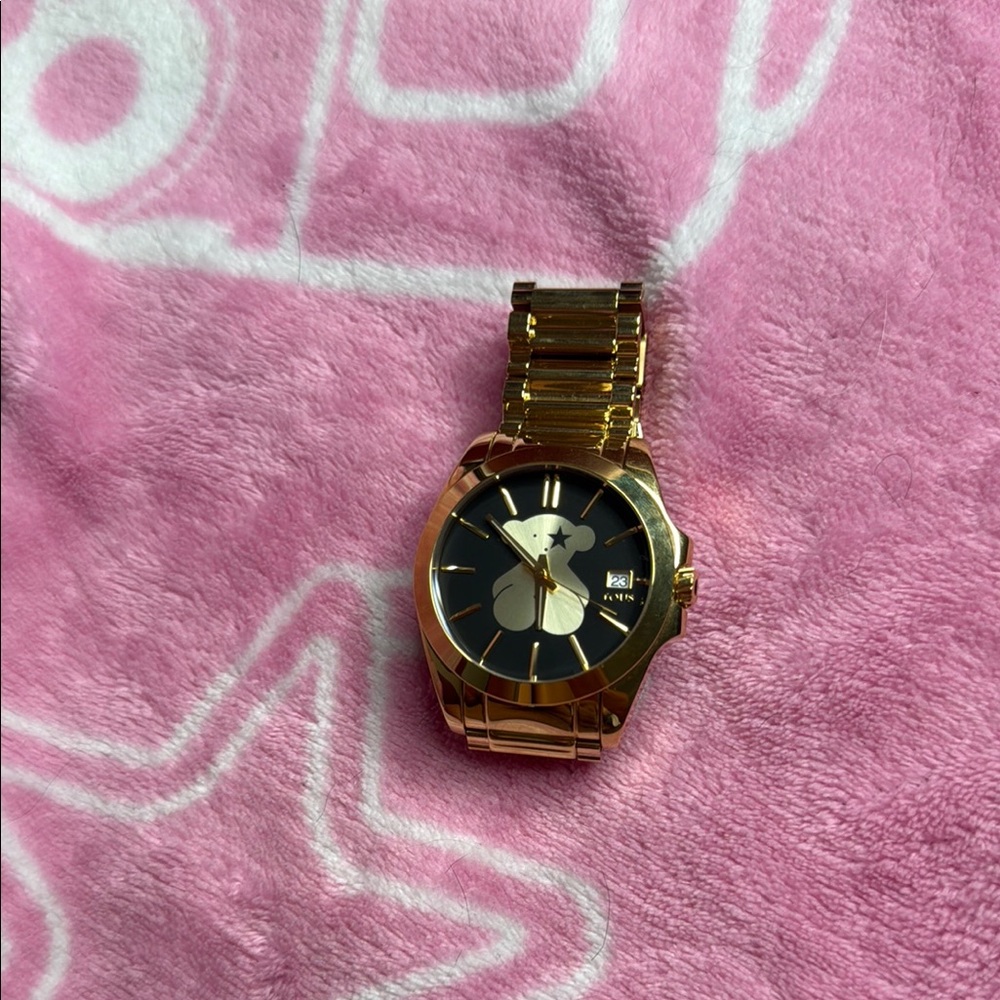 Tous Gold and Black Women's Watch